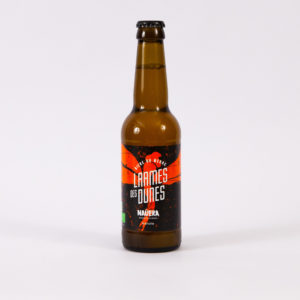 Bouteille de bière blanche