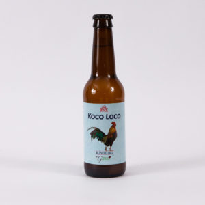 Bouteille de bière blanche